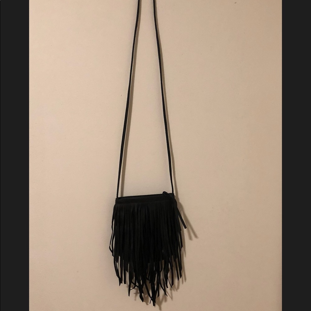 Mossimo Leather Fringe Purse